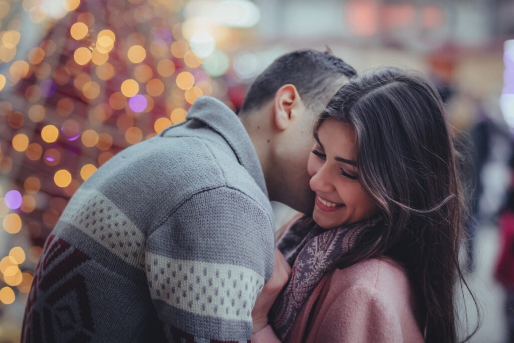 spouses laughing together again after having resolved their conflict